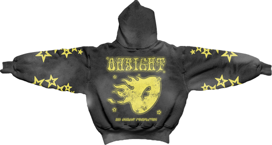 0nsight Black And Yellow Hoodie